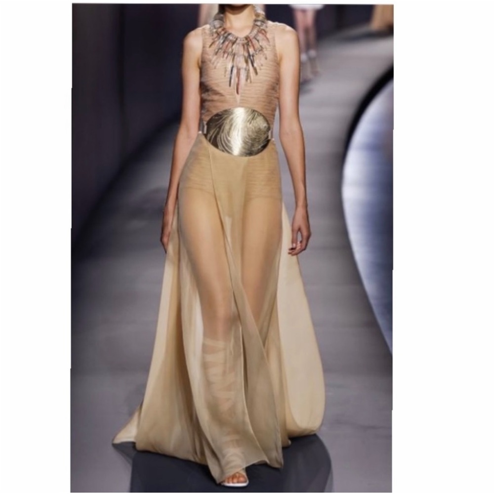 VIONNET RUCHED ORGANZA BODYSUIT